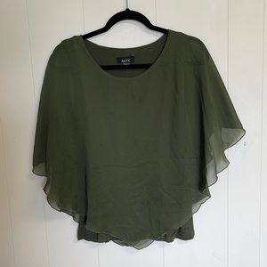 Womens Alyx S Blouse Green